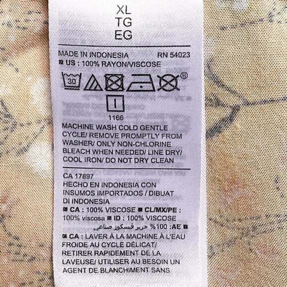 Old Navy Floral Sleeveless Golden Rod Tiered Ruffle Knee Length Dress Women’s 12 - Picture 10 of 10